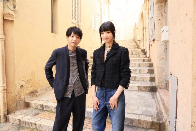 Kazunari Ninomiya and Nana Komatsu arrive in Cannes for the 78th Cannes Film Festival